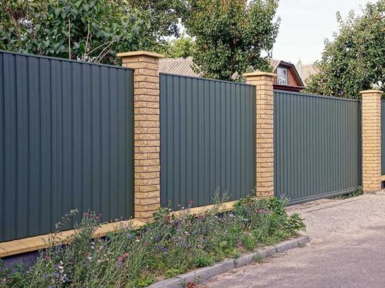 Installed Colorbond Fence